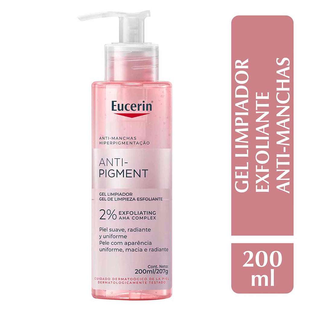 Eucerin Anti-Pigment Gel Limpiador 200 ml | Limpiador Facial para Manchas e Hiperpigmentación