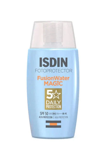 ISDIN Fotoprotector Fusion Water SPF 50 | Protector Solar Facial de Base Acuosa
