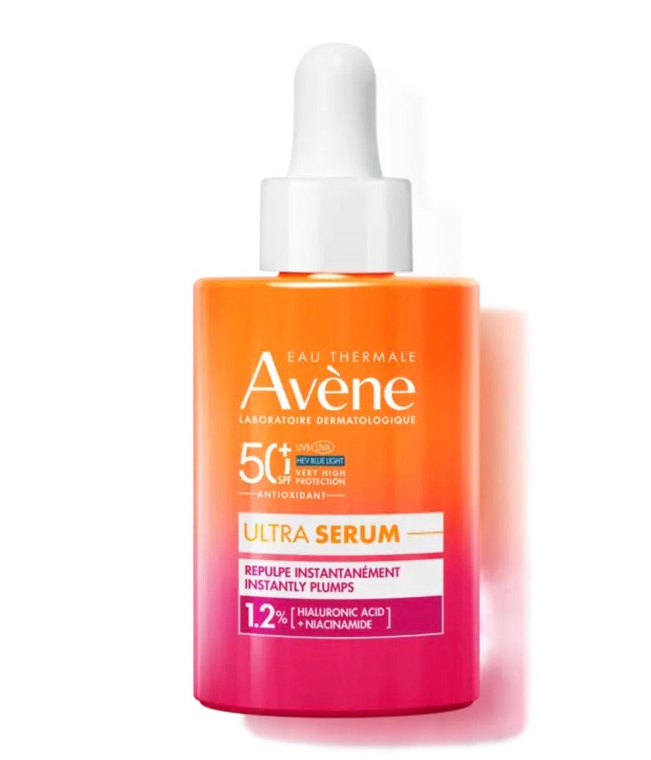 AVÈNE Ultra Serum SPF 50+ Efecto Rellenador | Protector Solar Facial Anti edad