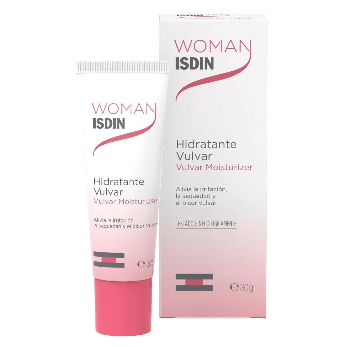 WOMAN ISDIN Hidratante Vulvar 30 g | Crema Hidratante para la Zona Íntima Femenina