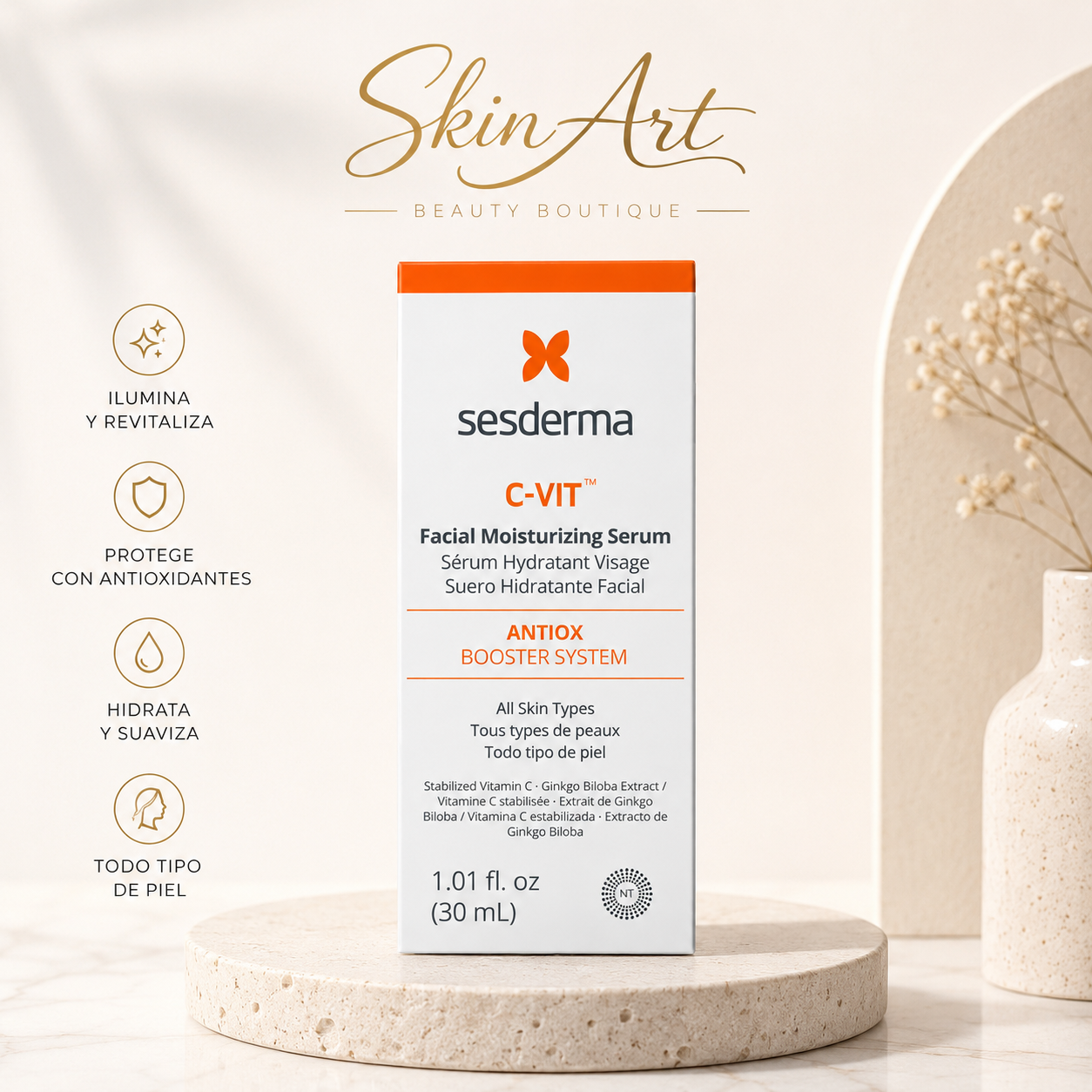 C-VIT Sérum Facial con Vitamina C Liposomada