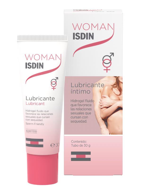 WOMAN ISDIN Lubricante Hidrogel 30 ml | Lubricante Íntimo a Base de Agua para Aliviar la Sequedad Vaginal